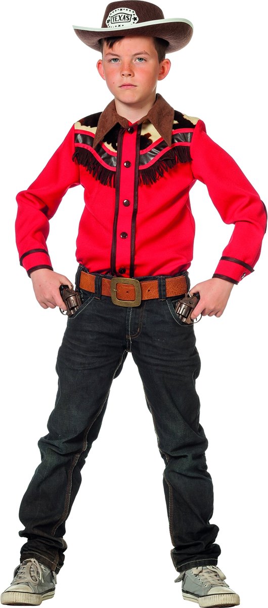 Cowboy & Cowgirl Kostuum | Koude Colt Kikker Cowboy Jongen | Maat 140 | Carnaval kostuum | Verkleedkleding